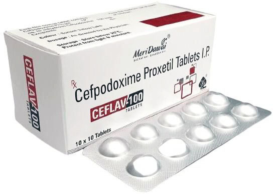 Cefpodoxime proxetil 100 mg tablets