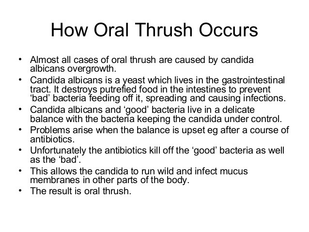 Types Of Oral Candidiasis