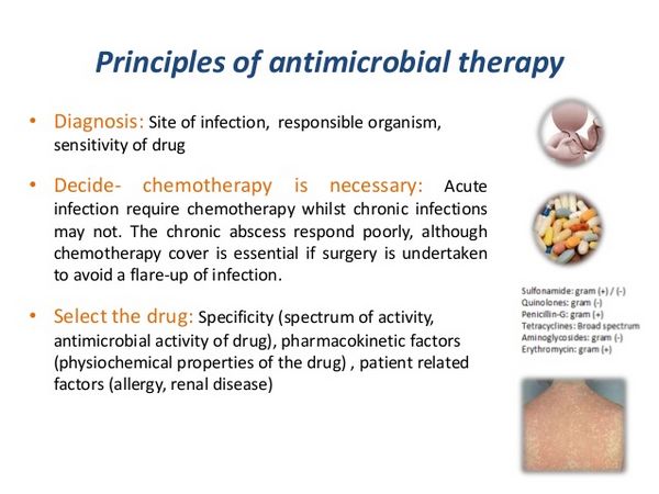Antimicrobial therapy: general principles