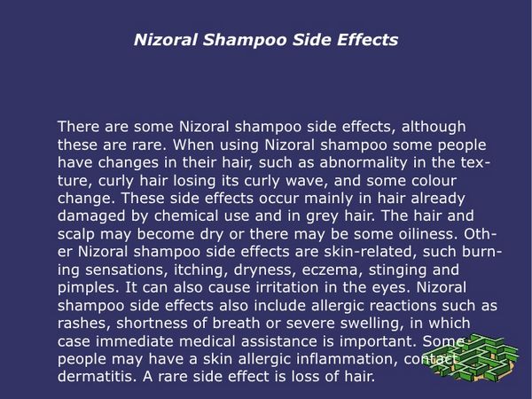 Nizoral (Ketoconazole) Adverse Effects Nizoral (Ketoconazole) Adverse Effects