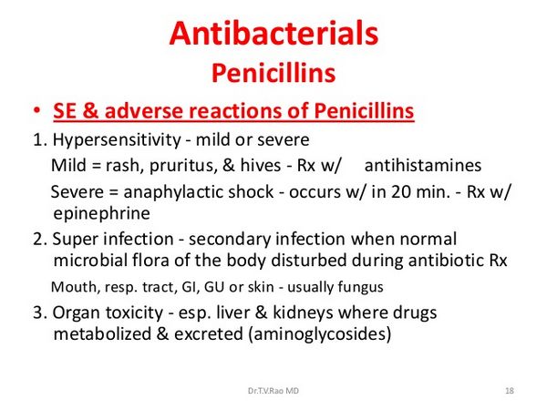 Penicillins Liver Penicillins Liver