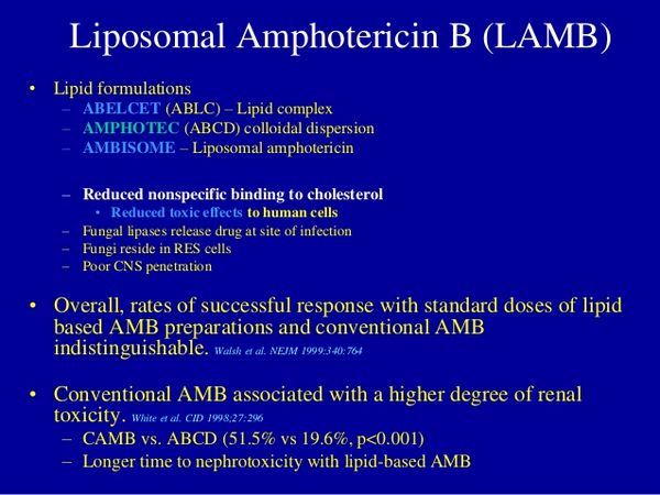 AmBisome (Liposomal amphotericin B)