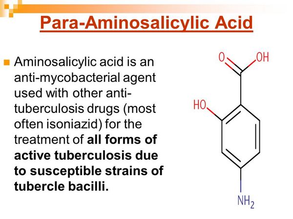 Aminosalicylic Acid Active Tuberculosis