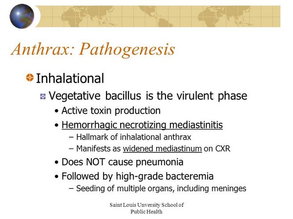 Anthrax Pathogenesis