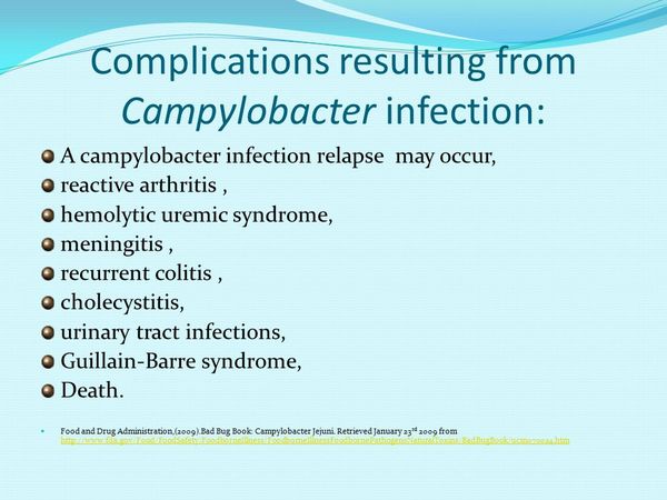 Campylobacter Infections Campylobacter Infections