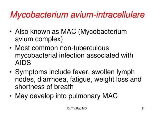 Treatment of Mycobacterium avium Complex