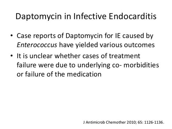 Standard Therapy for Endocarditis Due to Enterococci