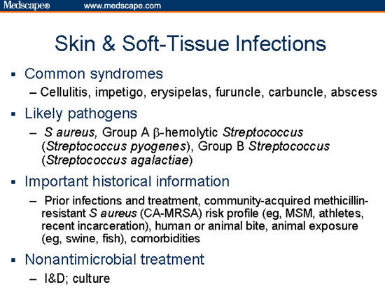 Skin And Soft Tissue Infections Bacterial Infections
