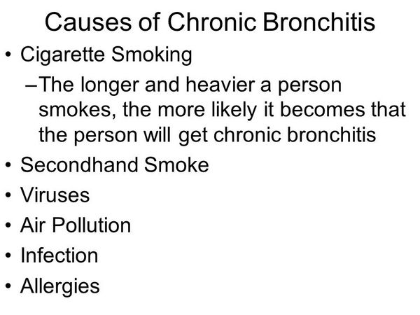 What Causes Chronic Bronchitis?