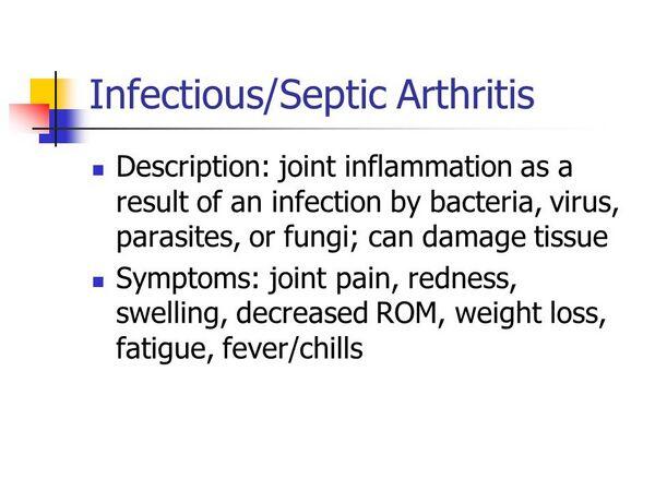 Arthritis, infectious
