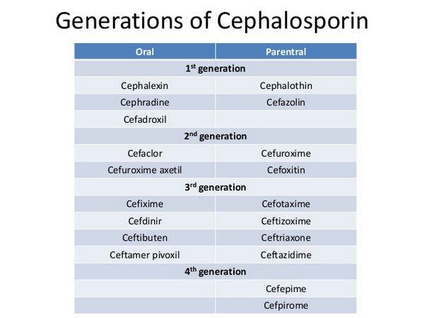 Cephalosporins