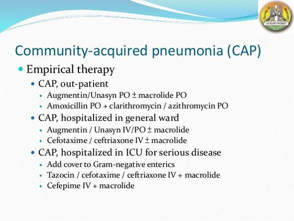 Community-Acquired Pneumonia: Emerging Therapies