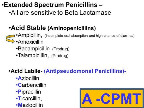 Extended-Spectrum Penicillins Extended-Spectrum Penicillins