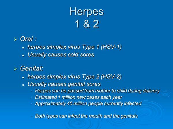 Genital herpes