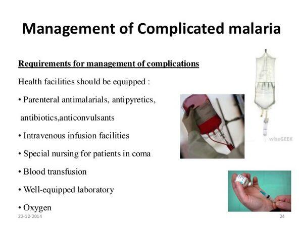 Management of Malaria