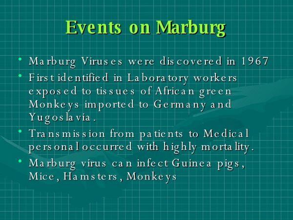 Marburg & Ebola Virus