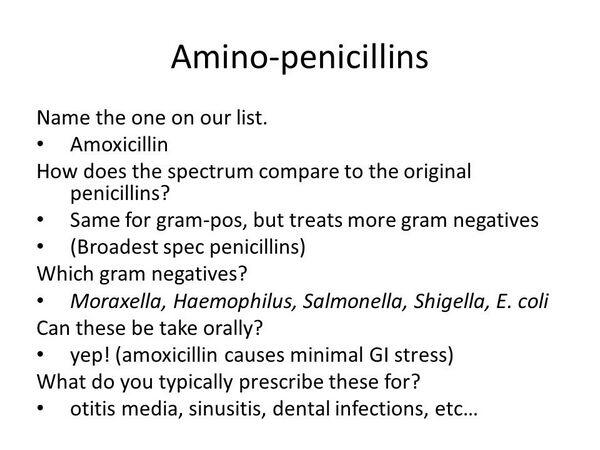 Amino-penicillins
