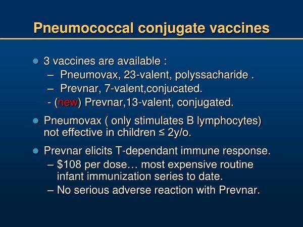 Pneumococcal vaccine