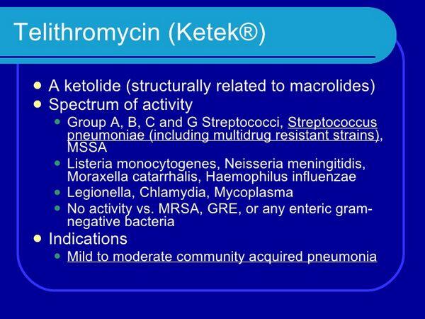 Telithromycin Telithromycin